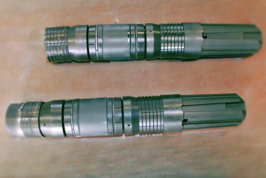 Two AS1-X double grip retrievable packers on the bench
