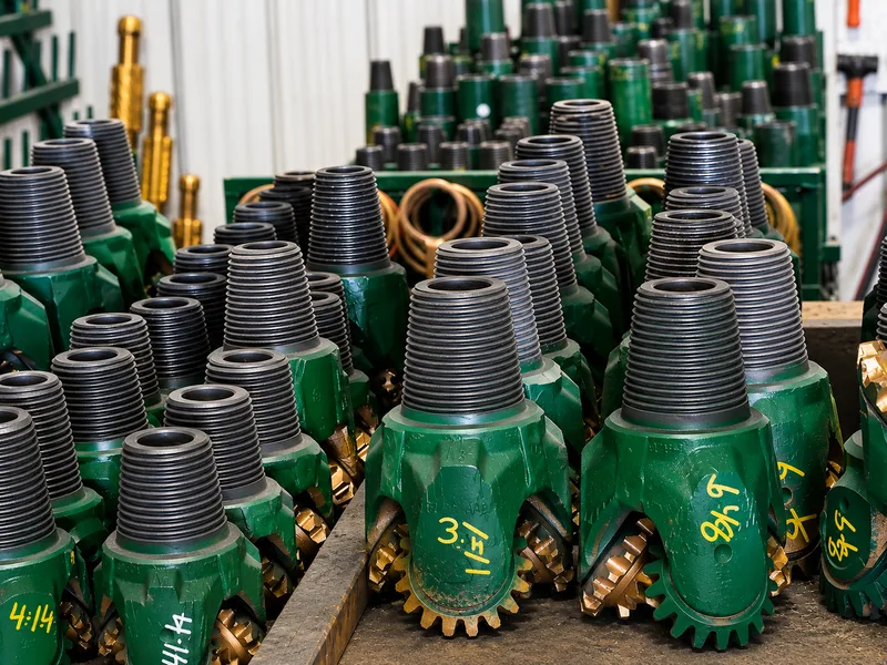 Drill bit inventory at Dan's shop